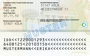 Read more about the article German Id Card Backside